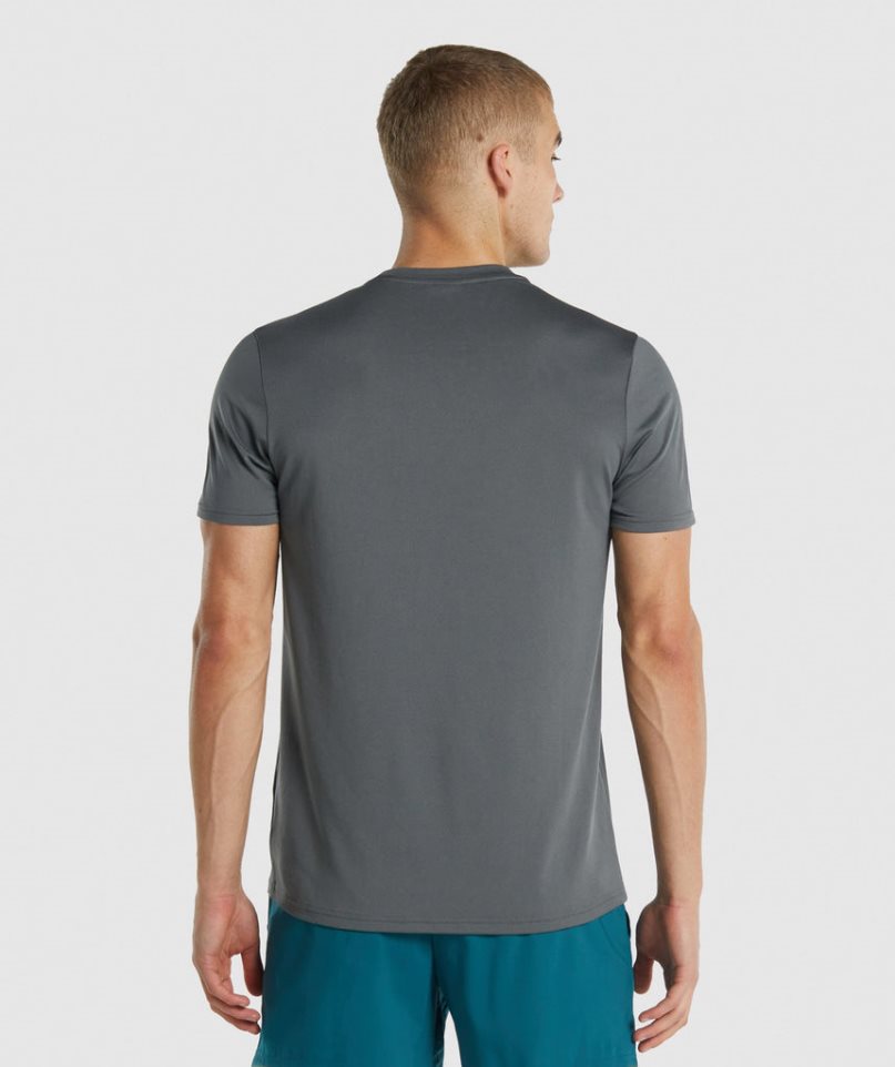 Men's Gymshark Arrival Regular Fit T-Shirts Grey | CA 8DA65N